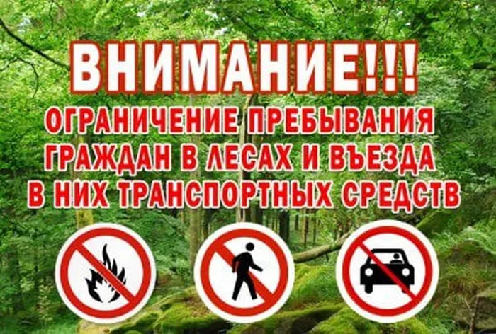 ПБ лес заперщено пребыв.